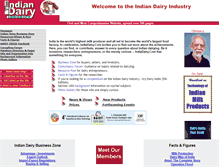 Tablet Screenshot of indiadairy.com